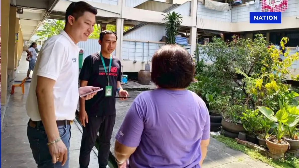 ทีมพรรคเพื่อไทย นำทีมวิศวกรตรวจสอบโครงสร้างอาคารในเขตบางกะปิ ทีมพรรคเพื่อไทย นำทีมวิศวกรตรวจสอบโครงสร้างอาคารในเขตบางกะปิ