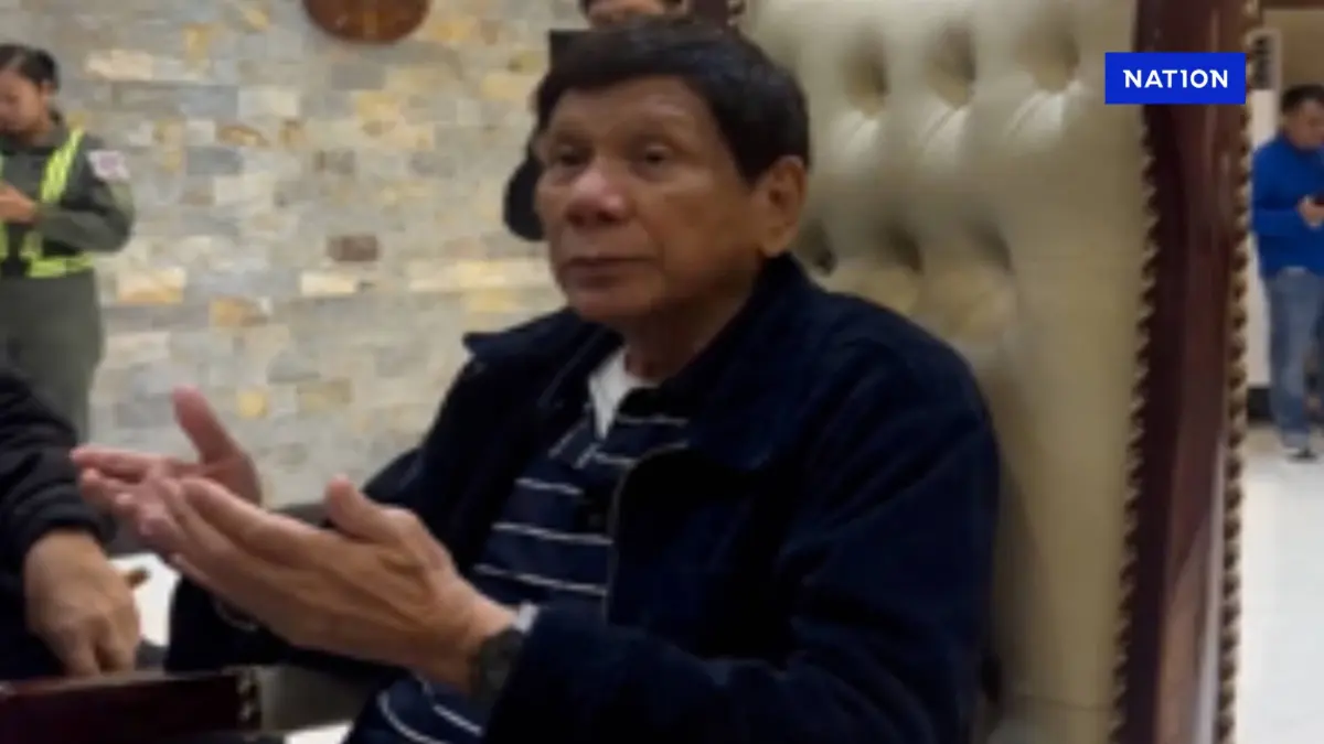 “ดูเตร์เต” ถูกศาล ICC คุมตัวแล้ว ลั่นรับผิดชอบคดีปราบยาเสพติด “ดูเตร์เต” ถูกศาล ICC คุมตัวแล้ว ลั่นรับผิดชอบคดีปราบยาเสพติด