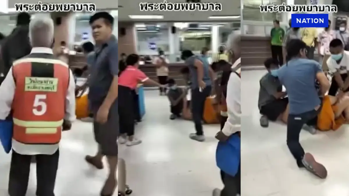 อีกแล้ว! พยาบาลถูกทำร้าย กลาง รพ. คนก่อเหตุเป็นพระ (มีคลิป) อีกแล้ว! พยาบาลถูกทำร้าย กลาง รพ. คนก่อเหตุเป็นพระ (มีคลิป)