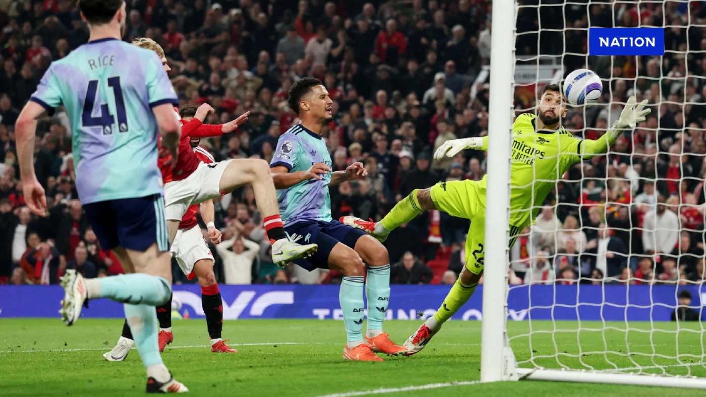 เก็บตก พรีเมียร์ลีก "แมนยู" เจ๊า "อาร์เซนอล" พร้อมตารางคะแนนล่าสุด