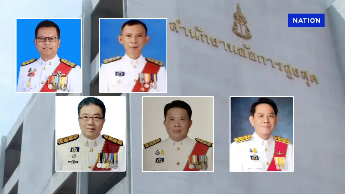 อัยการทั่วประเทศเทคะแนนเลือก ก.อ. "สุรเชษฐ์-โกวิท" ผงาดขึ้น อันดับ 1-2 ชั้น 5 อัยการทั่วประเทศเทคะแนนเลือก ก.อ. "สุรเชษฐ์-โกวิท" ผงาดขึ้น อันดับ 1-2 ชั้น 5
