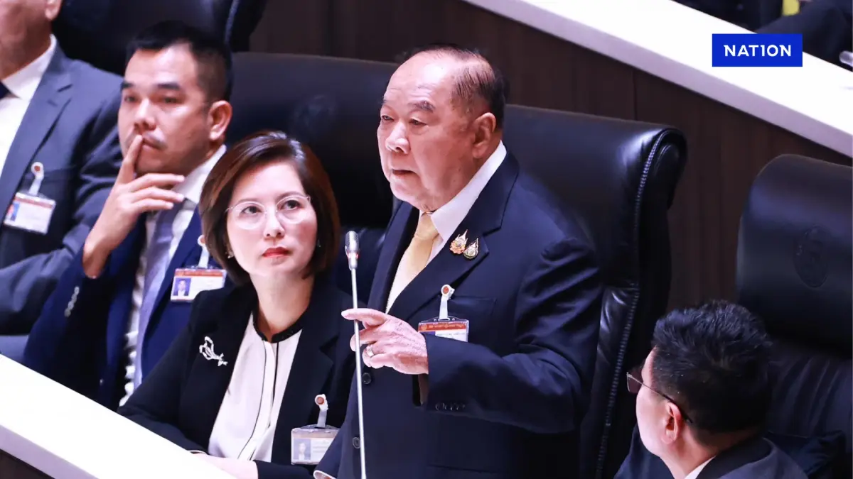 “บิ๊กป้อม” อภิปรายครั้งแรกในชีวิต ชี้ ประเทศไม่ใช่ที่ซ้อมมือ
