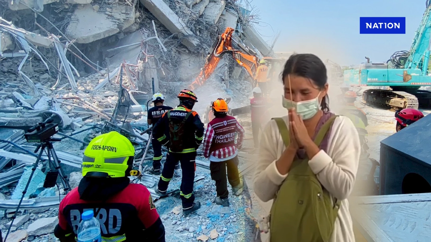 ญาติทยอยรับศพเหยื่อ "ตึกถล่ม" เมียคนขับเครน เผยลางก่อนเกิดเหตุ ญาติทยอยรับศพเหยื่อ "ตึกถล่ม" เมียคนขับเครน เผยลางก่อนเกิดเหตุ