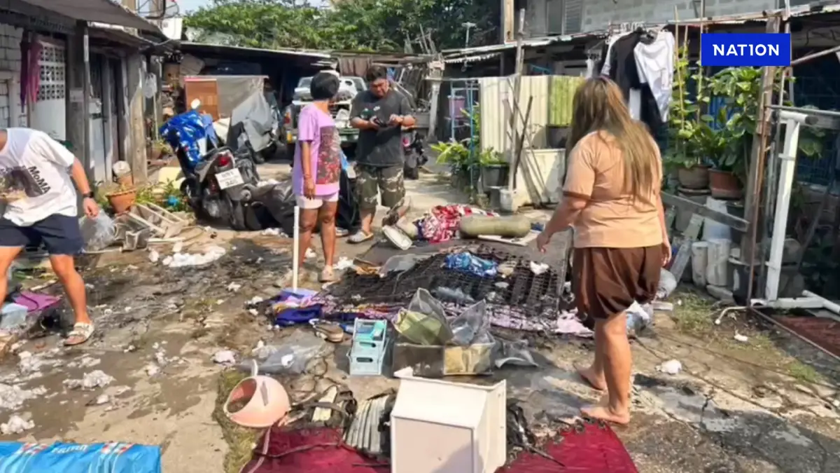 โดนแล้ว! สาวไฟไหม้เงิน 10 ล้าน ถูกตำรวจขอหมายจับพร้อมผัว