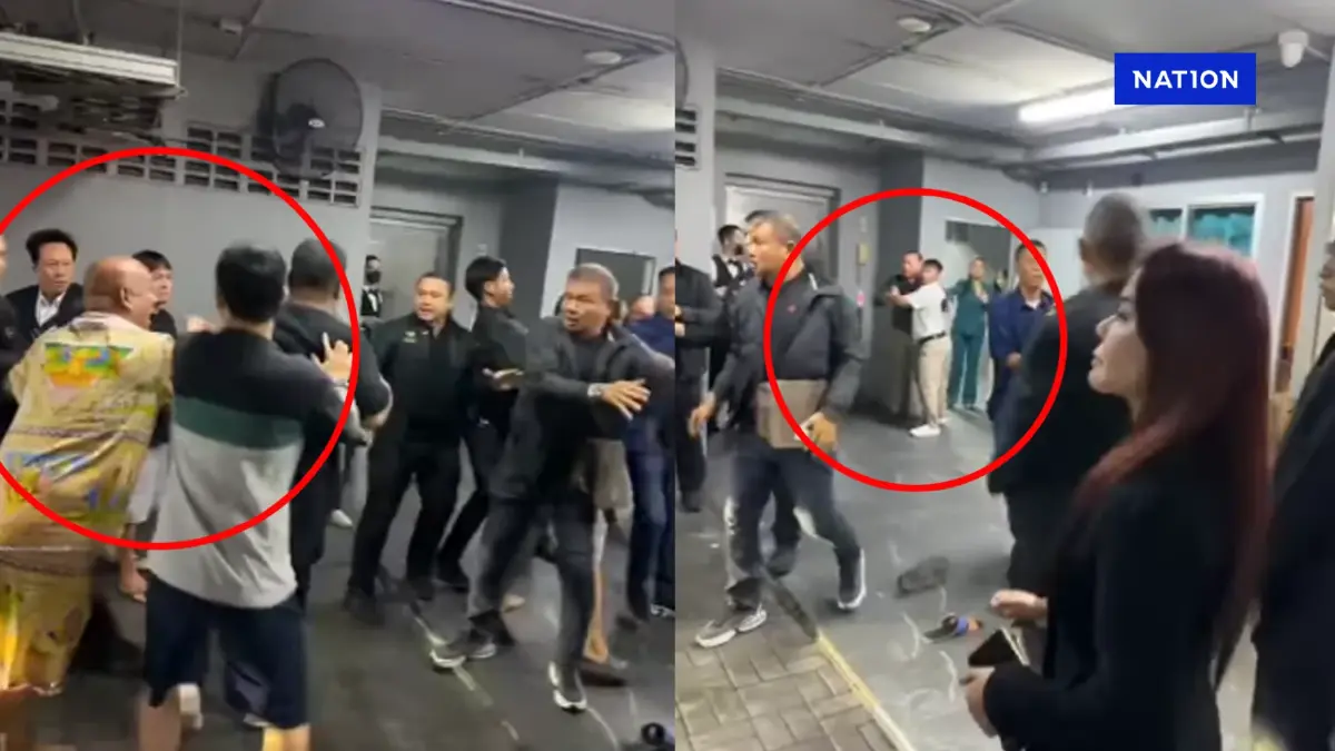 แชร์สนั่น! “บังมัด” ปะทะ “สันธนะ” กลางเลาจ์ทองหล่อ (มีคลิป)