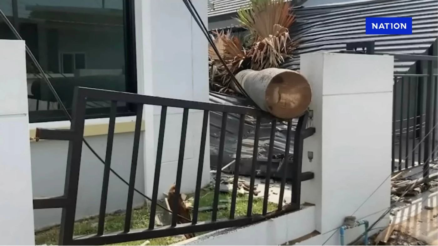 พายุฤดูร้อน! ถล่มเชียงใหม่ อำเภอโซนใต้เสียหายหลายจุด