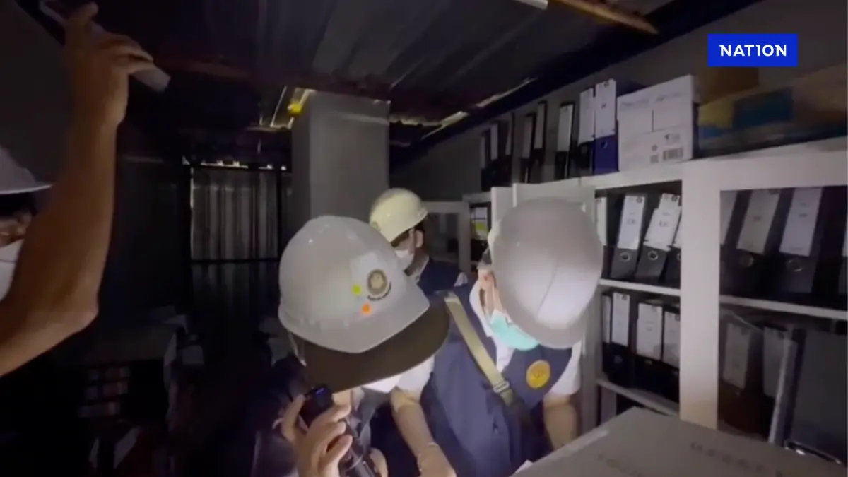 DSI เข้าตรวจสอบเอกสาร ตึก สตง.ถล่ม ในตู้คอนเทนเนอร์ 24 ตู้