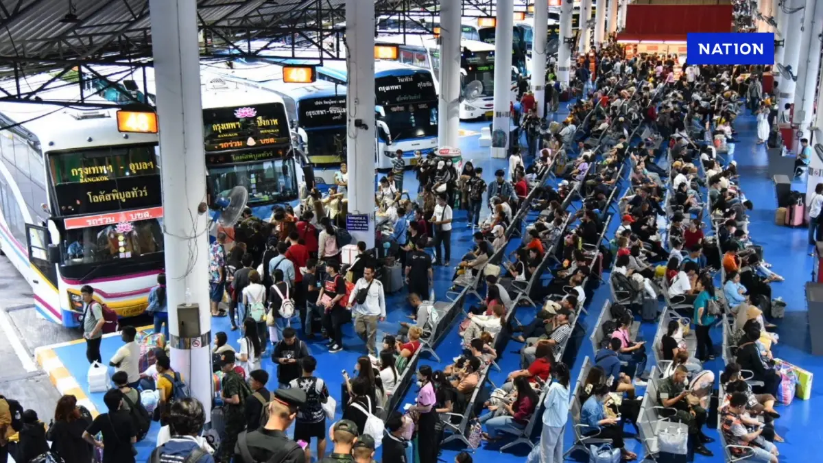บขส. คาดประชาชนเดินทางวันนี้ 1.2 แสนคน พร้อมจัดรถเสริม 1,000 คัน บขส. คาดประชาชนเดินทางวันนี้ 1.2 แสนคน พร้อมจัดรถเสริม 1,000 คัน