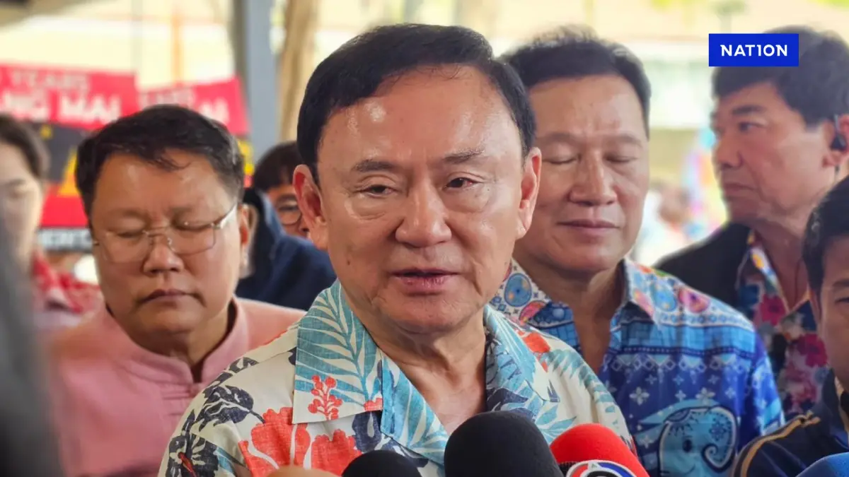 "ทักษิณ" ร่วม "ป๋าเวณีปี๋ใหม่เมือง" อวยพรประชาชนแข็งแรงมีความสุข