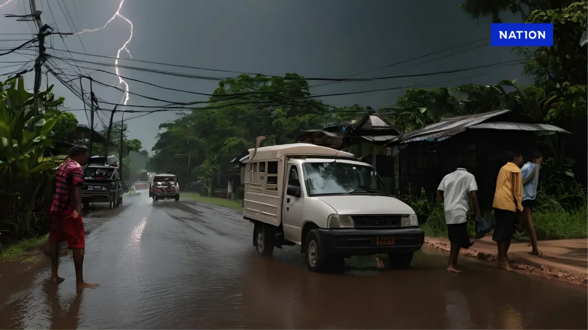 พยากรณ์อากาศวันนี้ อากาศร้อน ฝนฟ้าคะนองบางแห่ง กทม.ฝนตกร้อยละ 10 พยากรณ์อากาศวันนี้ อากาศร้อน ฝนฟ้าคะนองบางแห่ง กทม.ฝนตกร้อยละ 10