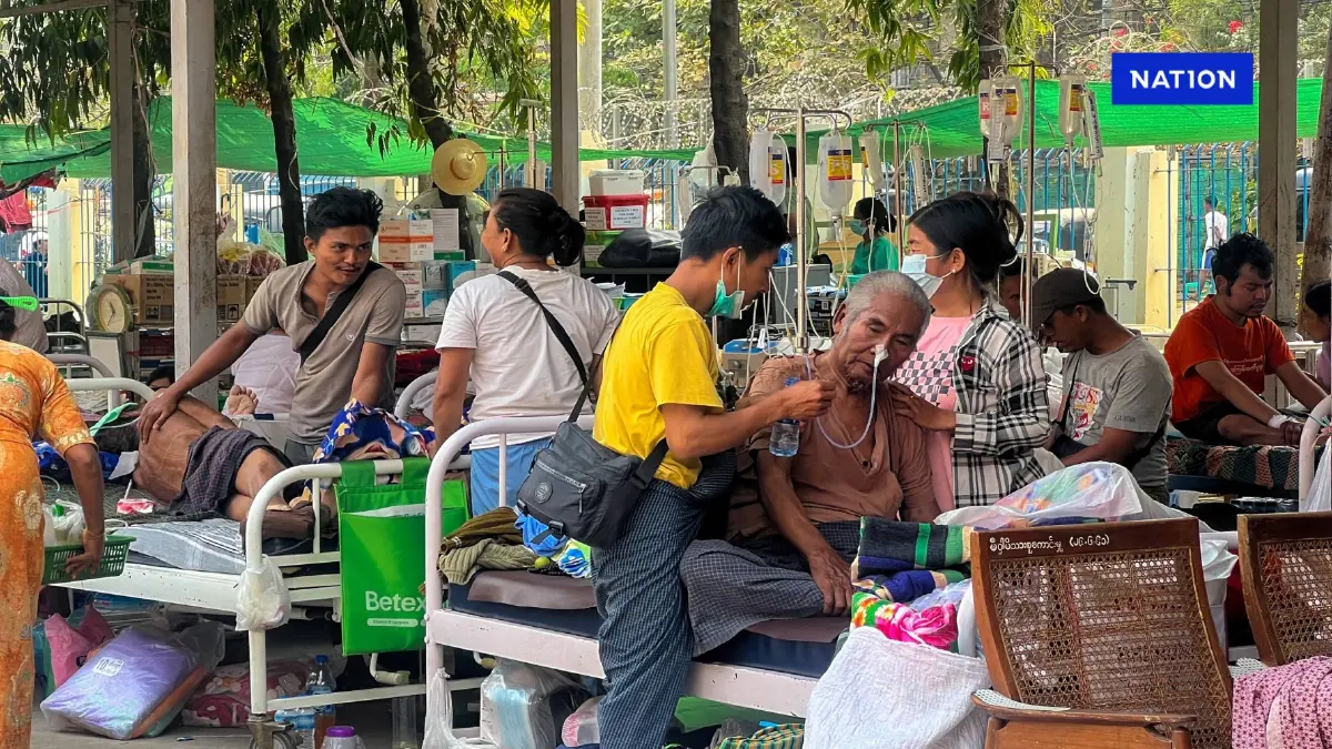รัฐบาลทหารเมียนมาประกาศหยุดยิง เพื่อเร่งช่วยเหลือแผ่นดินไหว รัฐบาลทหารเมียนมาประกาศหยุดยิง เพื่อเร่งช่วยเหลือแผ่นดินไหว