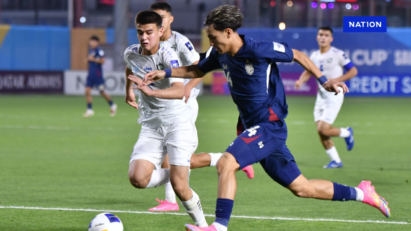 ไทยพ่ายอุซเบกิสถาน 1-4 ประเดิมศึก U17 ชิงแชมป์เอเชีย 2025 ไทยพ่ายอุซเบกิสถาน 1-4 ประเดิมศึก U17 ชิงแชมป์เอเชีย 2025