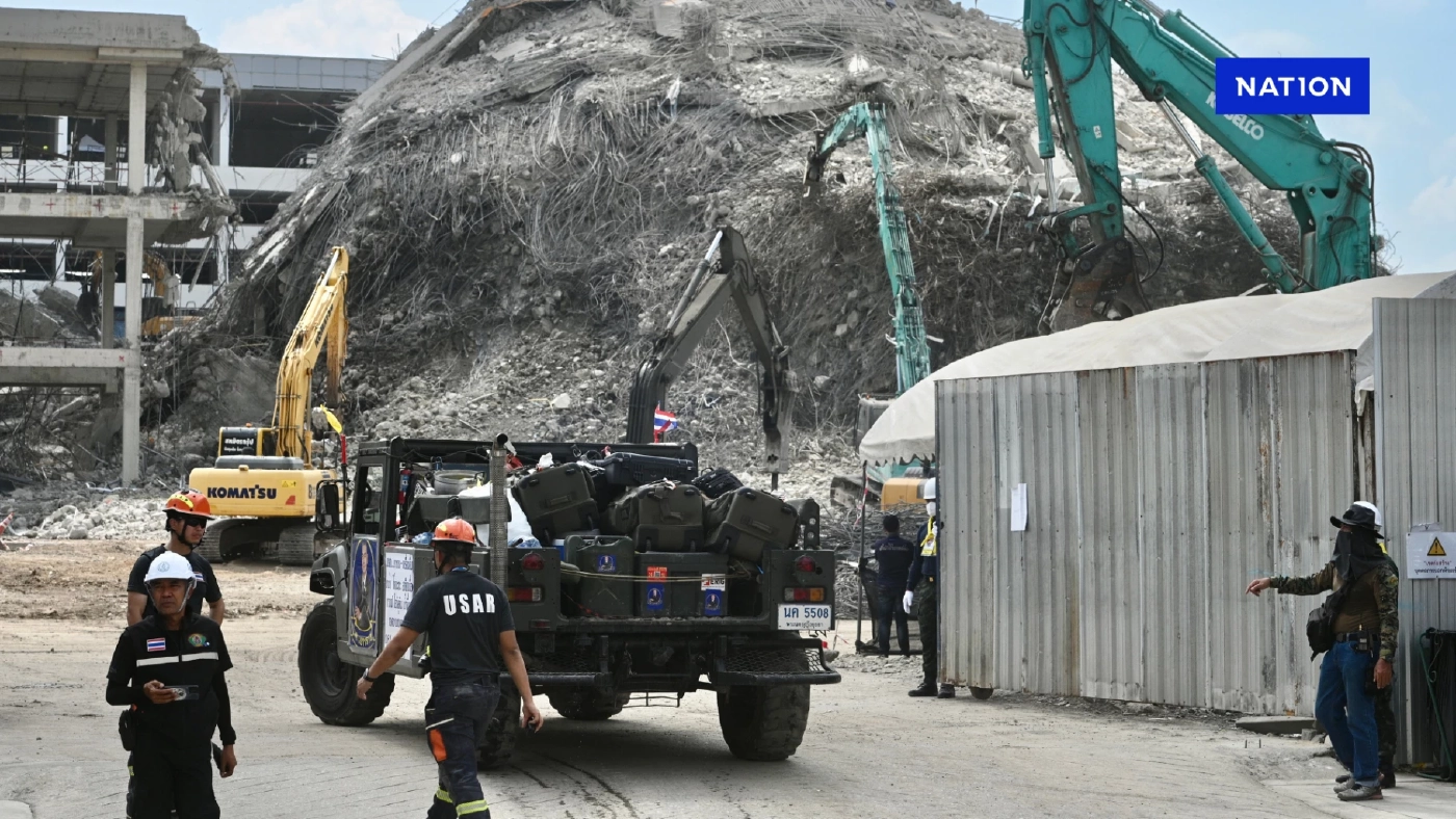 พบเพิ่มอีก 2 ร่างคนงานตึกถล่ม เตรียมเร่งนำออกมาพิสูจน์อัตลักษณ์