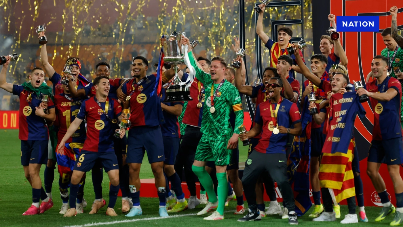 "บาร์เซโลนา" เฉือน "เรอัล มาดริด" 3-2 ผงาดแชมป์โกปา เดล เรย์ "บาร์เซโลนา" เฉือน "เรอัล มาดริด" 3-2 ผงาดแชมป์โกปา เดล เรย์