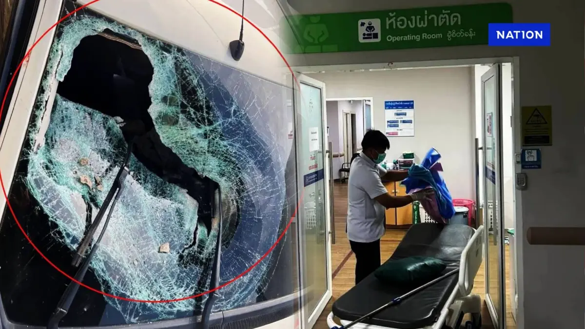 ด่วน! "สส.ณัฐพงษ์" โพสต์ "เหยื่อก้อนปูนยักษ์พระราม 2 ร่วงทะลุกระจกรถ" สาหัสตับฉีก