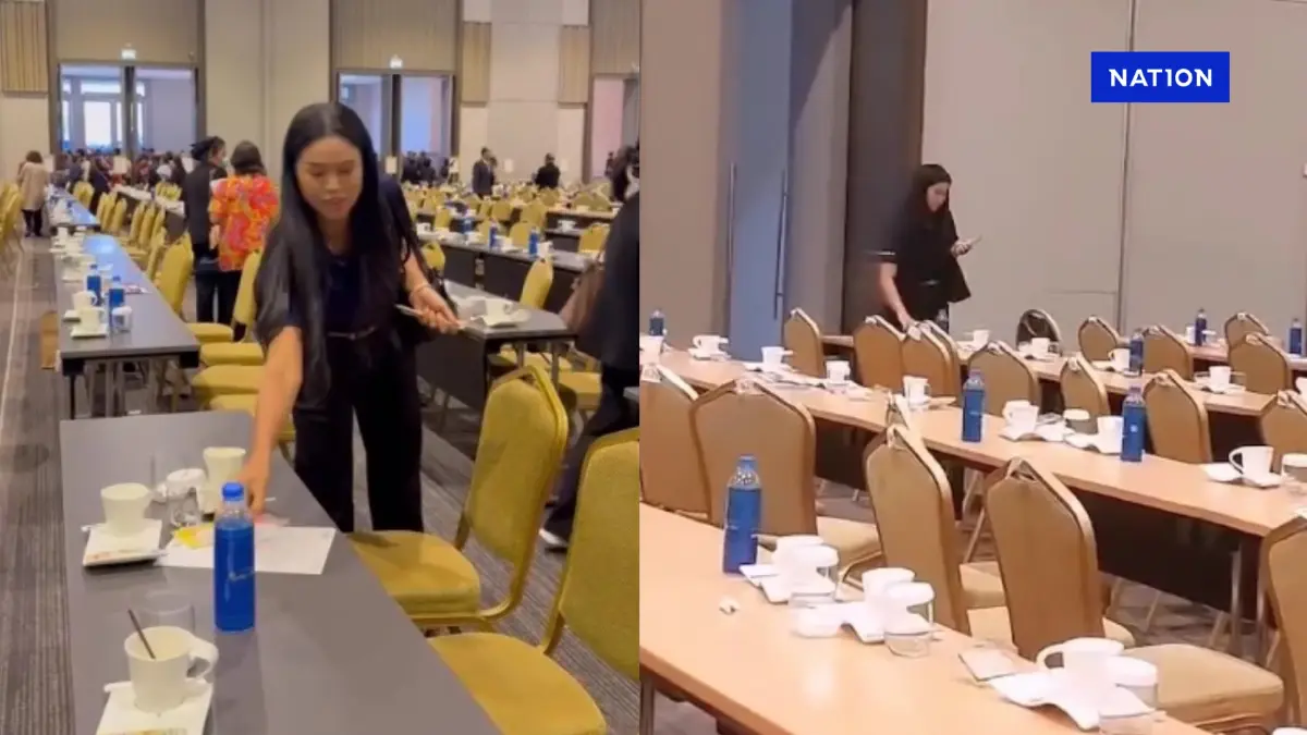 เปิดใจ "ครูแยม" ผู้เดินเก็บดินสอในห้องประชุมกลับไปฝากนักเรียน เปิดใจ "ครูแยม" ผู้เดินเก็บดินสอในห้องประชุมกลับไปฝากนักเรียน