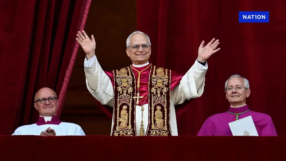 พระสันตะปาปาเลโอที่ 14 โป๊ปองค์ใหม่ ปรากฏตัวระเบียงเซนต์ปีเตอร์