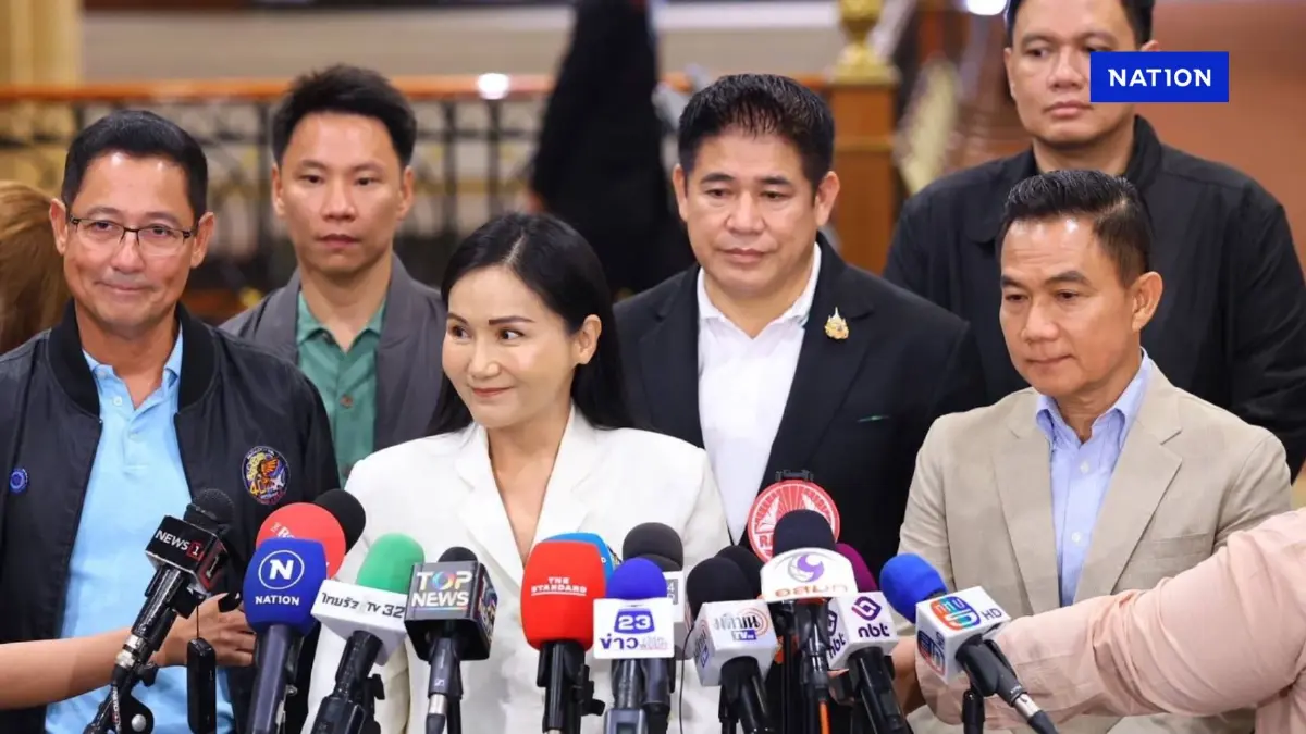 "ธรรมนัส" ยกทีมกล้าธรรม รับ "อนุดิษฐ์ - การุณ" เผยคุยทักษิณแล้ว