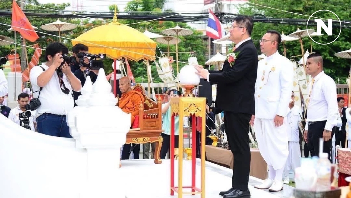 อสส. -หลวงปู่ศิลา ร่วมเปิดอาคารสนง.อัยการภ.4 งานสุดยิ่งใหญ่