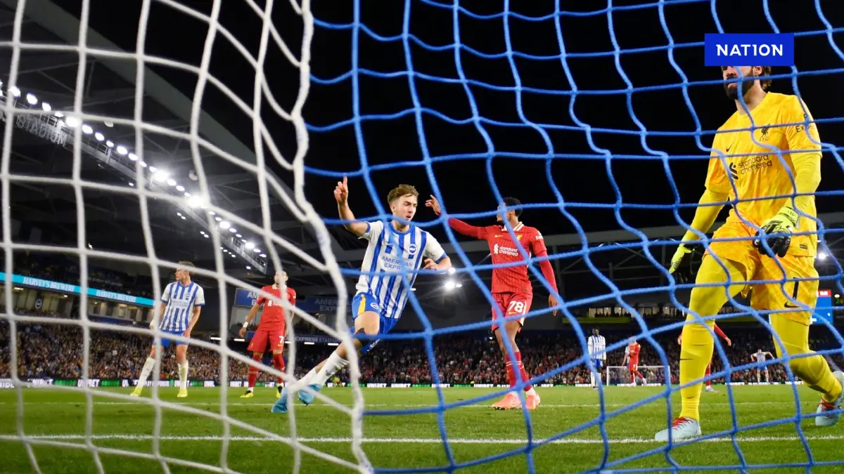 เก็บตก พรีเมียร์ลีก "ไบรท์ตัน" เฉือน "ลิเวอร์พูล"-ตารางคะแนน