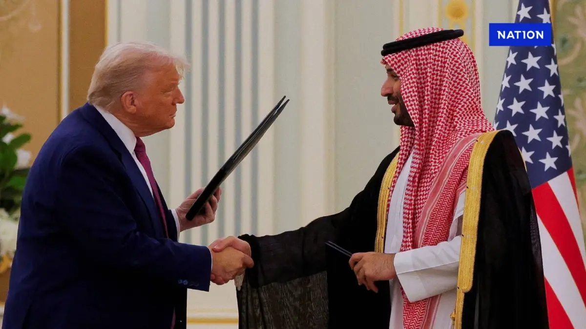 สหรัฐฯ-ซาอุฯ เซ็นสัญญาซื้อขายอาวุธ 1.42 แสนล้านดอลลาร์