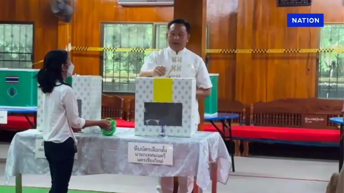 เชียงใหม่ เลือกตั้งเทศบาลคึกคัก ชาวบ้านออกมาทำบุญ พร้อมเข้าคูหา เชียงใหม่ เลือกตั้งเทศบาลคึกคัก ชาวบ้านออกมาทำบุญ พร้อมเข้าคูหา