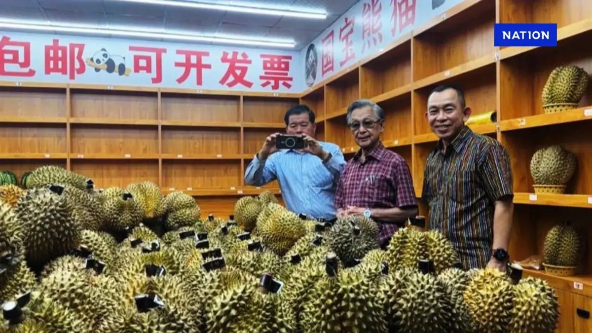 "ชวน–นิพนธ์" ลุย "ตลาดทุเรียนไทย" ในเฉิงตู ขยายโอกาส "ตลาดผลไม้ไทย" "ชวน–นิพนธ์" ลุย "ตลาดทุเรียนไทย" ในเฉิงตู ขยายโอกาส "ตลาดผลไม้ไทย"