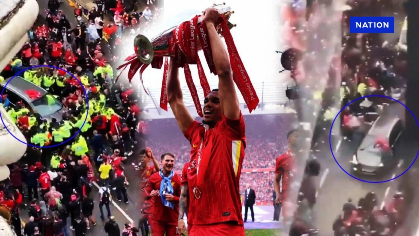 เปิดคลิป! ชายขับรถพุ่งชนกลุ่มแฟนบอล "ลิเวอร์พูล" กลางขบวนพาเหรดฉลอง "แชมป์พรีเมียร์ลีก "