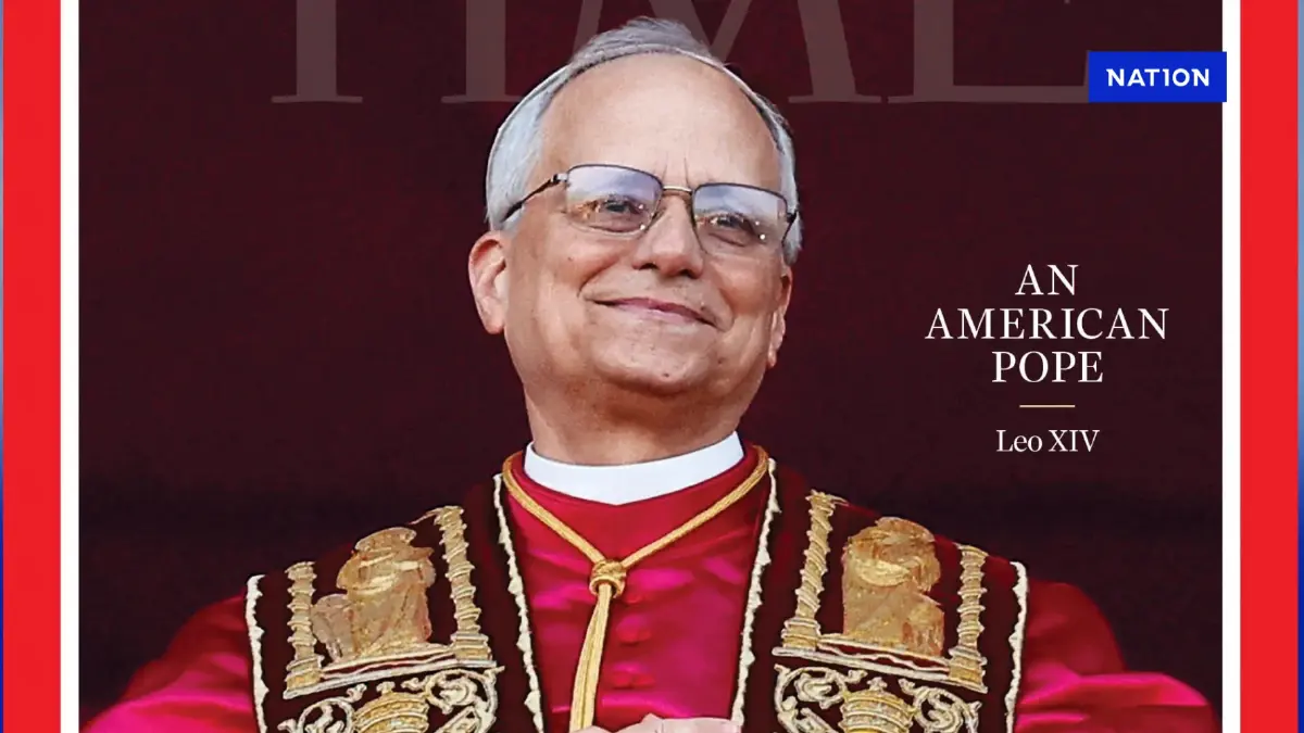 TIME ขึ้นปกพระสันตะปาปาองค์ใหม่ "เลโอที่ 14" วางแผงสัปดาห์หน้า