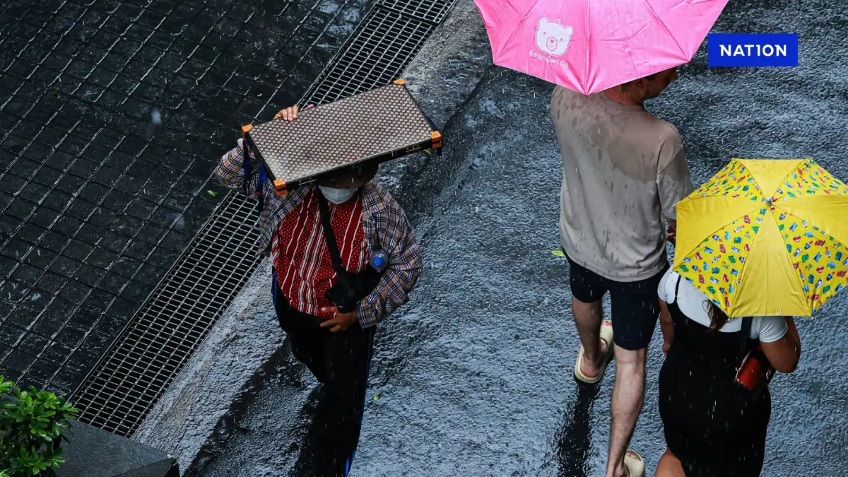 กรมอุตุ เตือนทั่วไทย กรุงเทพฯ รวม อีก 55 จังหวัด รับมือฝนตกหนัก 60-70% กรมอุตุ เตือนทั่วไทย กรุงเทพฯ รวม อีก 55 จังหวัด รับมือฝนตกหนัก 60-70%