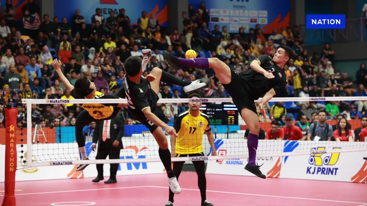 ตะกร้อคู่ชายไทยเฉือนมาเลเซีย 2-1 เซต ผงาดแชมป์เอเชียนคัพ ตะกร้อคู่ชายไทยเฉือนมาเลเซีย 2-1 เซต ผงาดแชมป์เอเชียนคัพ