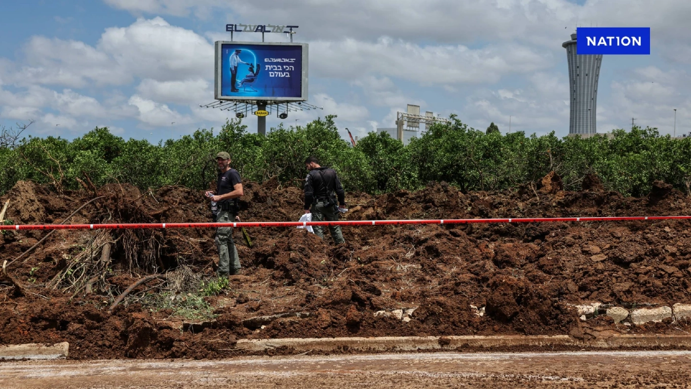อิสราเอลสกัดไม่อยู่ ฮูตียิงขีปนาวุธตกในสนามบินใกล้เทลอาวีฟ