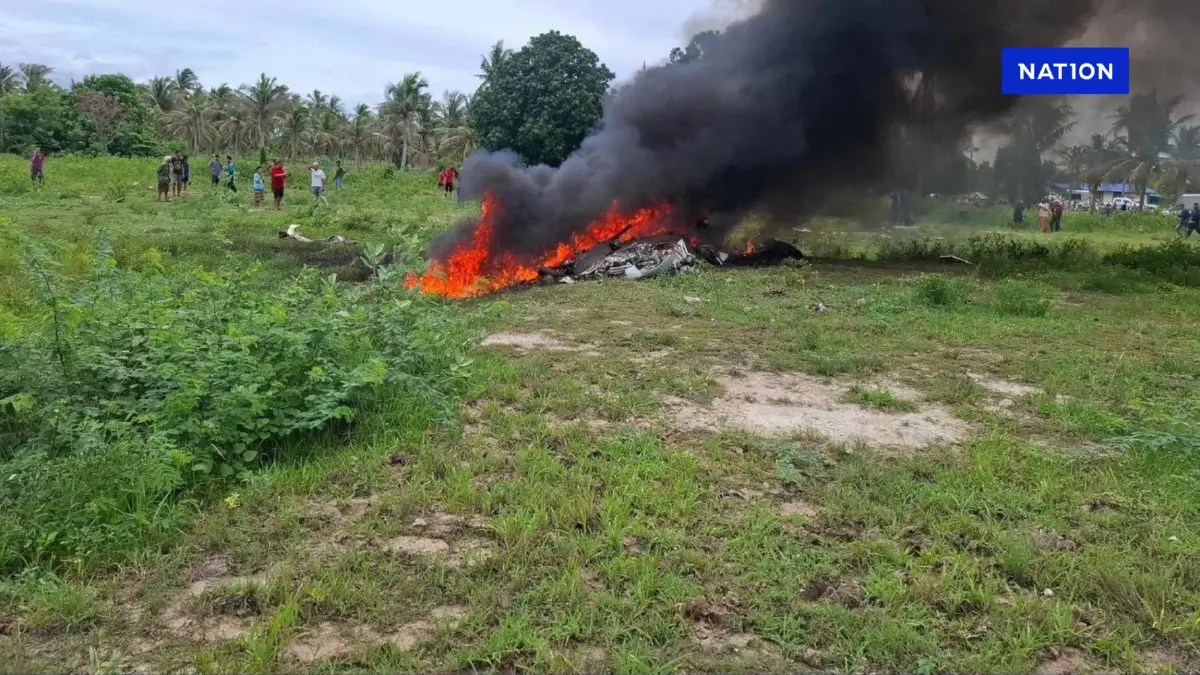 ด่วน! เฮลิคอปเตอร์ฝึกบินตกที่ประจวบคีรีขันธ์