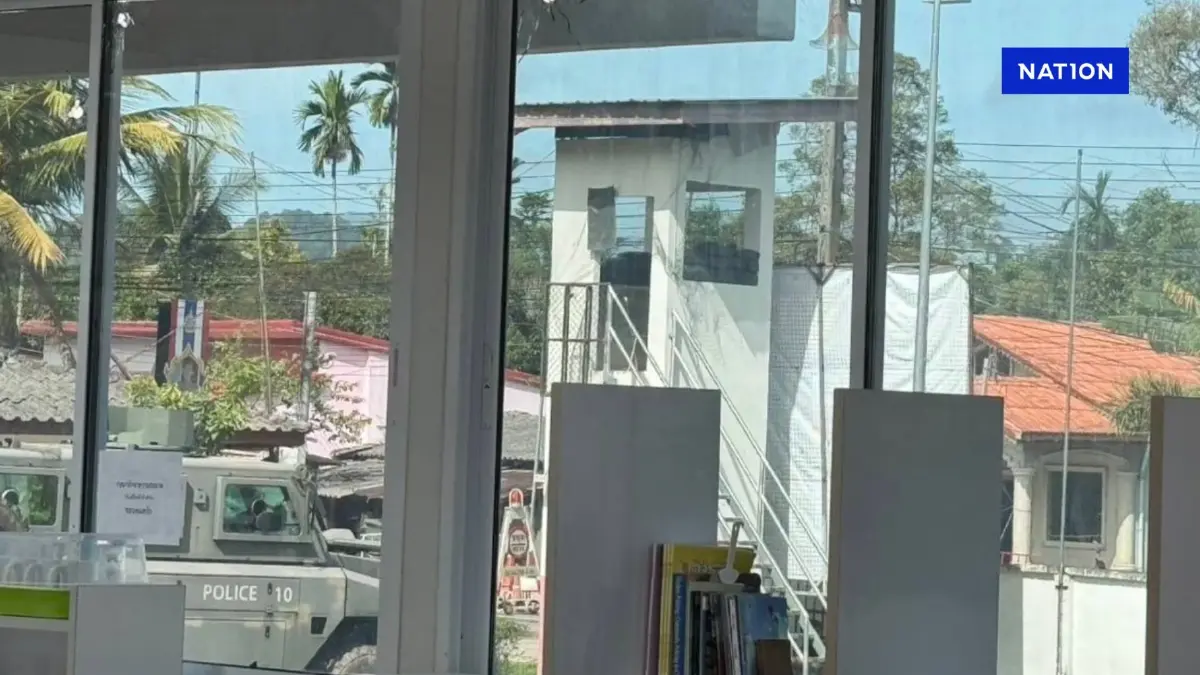 ด่วน! เกิดเหตุคนร้ายบุกยิงถล่ม สภ.จะแนะ ตำรวจดับ-เจ็บ ด่วน! เกิดเหตุคนร้ายบุกยิงถล่ม สภ.จะแนะ ตำรวจดับ-เจ็บ