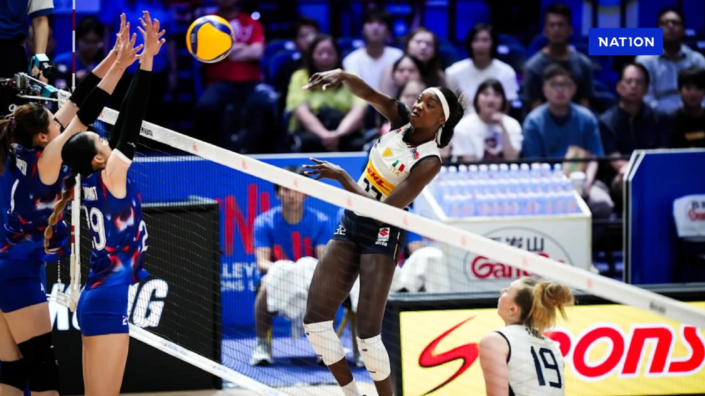 วอลเลย์บอลสาวไทยสู้สุดใจ พ่ายอิตาลี 0-3 เซต ศึก VNL 2025 นัดสอง วอลเลย์บอลสาวไทยสู้สุดใจ พ่ายอิตาลี 0-3 เซต ศึก VNL 2025 นัดสอง