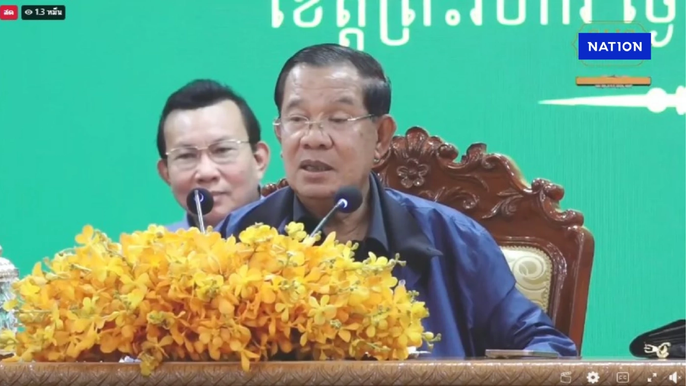 ถอดคลิป 8 ประเด็น "ฮุนเซน" ไลฟ์สด อ้างถูก "ทักษิณ" หักหลังก่อน