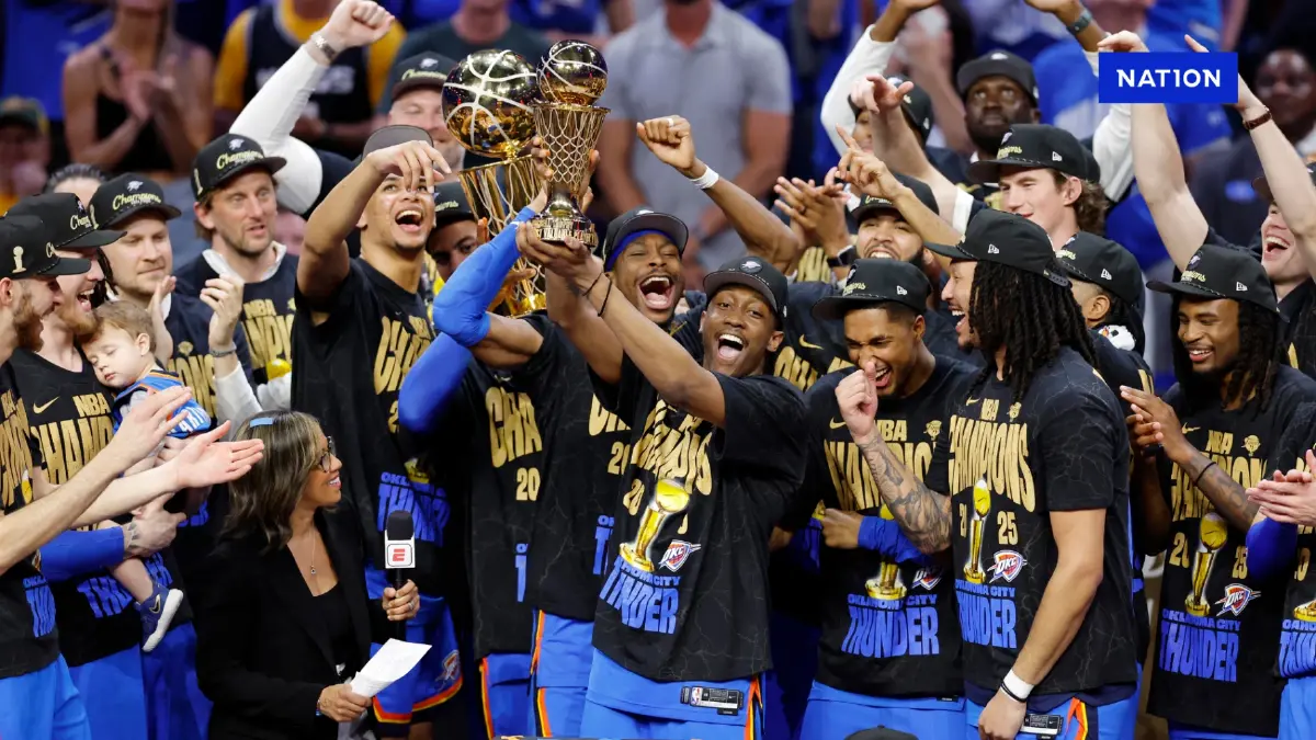 "ธันเดอร์" ผงาดแชมป์ NBA 2025 หลังดับ "เพเซอร์ส" เกม 7 ปิดซีซั่นประวัติศาสตร์