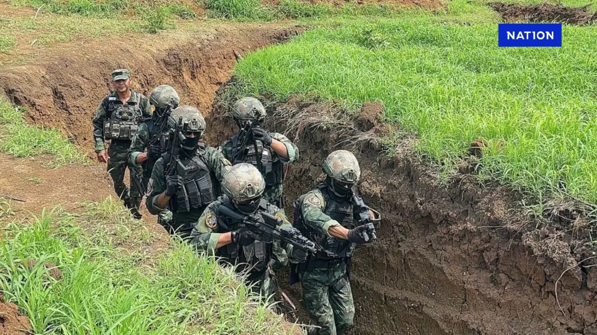 ทหารหน่วยรบพิเศษพรึบ! ฝึกทบทวน เจาะที่หมาย กวาดล้างคูเลต ทหารหน่วยรบพิเศษพรึบ! ฝึกทบทวน เจาะที่หมาย กวาดล้างคูเลต
