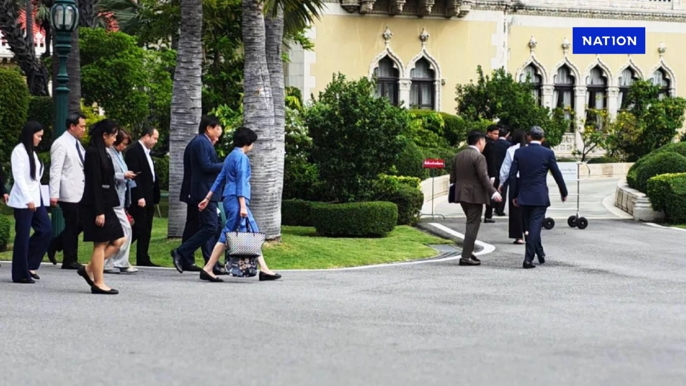 "นายกฯ" เข้าตึกไทย คุย "รมว.กต." คาด หารือท่าทีต่อ "ฮุน เซน" หลังแทรกแซงการเมืองในประเทศ