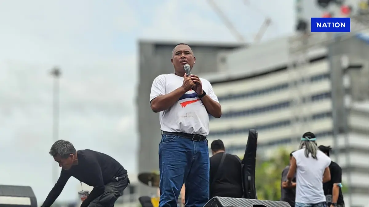 ‘พิชิต‘ เปิดเวทีปราศรัย ‘รวมพลังแผ่นดินปกป้องอธิปไตยไทย’ ย้ำ 3 ข้อเรียกร้อง