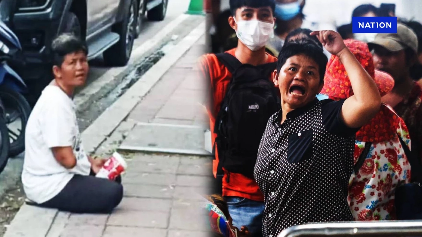 เฉลยแล้ว! "มนุษย์ป้ากัมพูชา" ที่แท้ลอบเข้าไทยเป็น "ขอทาน" ย่านเพลินจิต