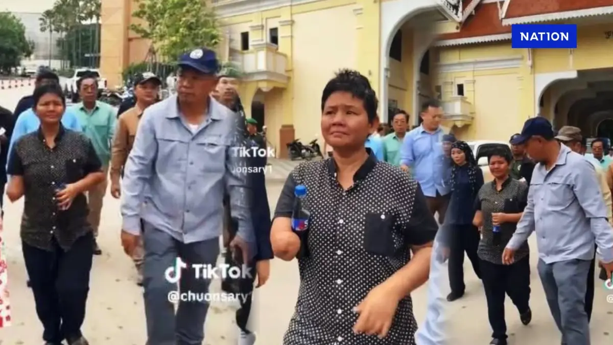 ส่ง "ป้าวันนารี" ขอทานกัมพูชาตัวตึง ขึ้นเเบล็คลิสต์ ส่งกลับกัมพูชา