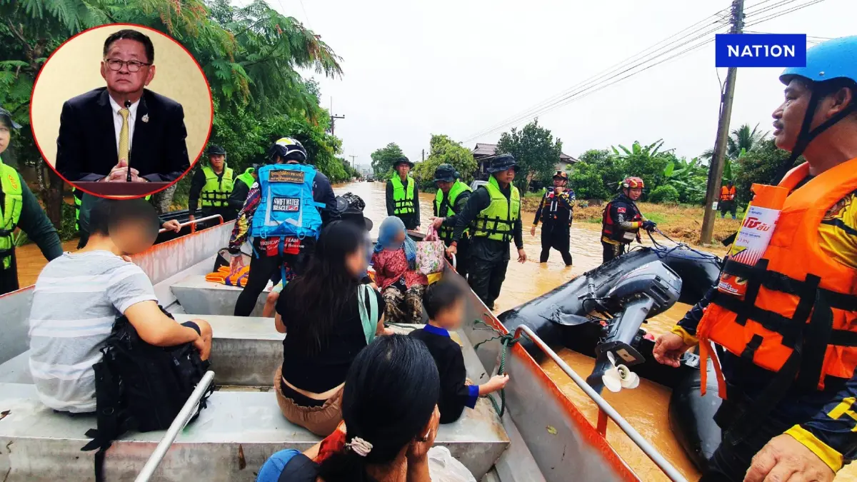 "ประเสริฐ" สั่ง "สทนช." ติดตามสถานการณ์ "น้ำท่วม เชียงราย" มั่นใจระบบแจ้งเตือนภัยได้ผลดี "ประเสริฐ" สั่ง "สทนช." ติดตามสถานการณ์ "น้ำท่วม เชียงราย" มั่นใจระบบแจ้งเตือนภัยได้ผลดี