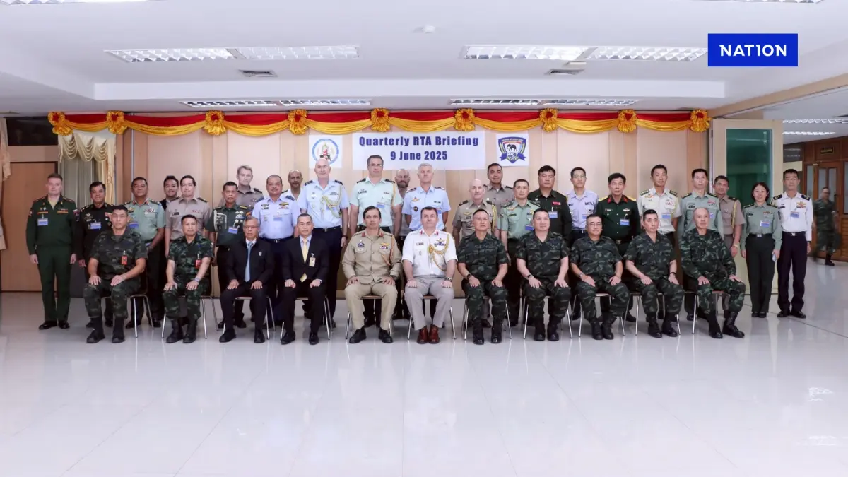 "กองทัพบก" เชิญทูตฝ่ายทหารนานาชาติ แจงปมปัญหา "ไทย – กัมพูชา" "กองทัพบก" เชิญทูตฝ่ายทหารนานาชาติ แจงปมปัญหา "ไทย – กัมพูชา"