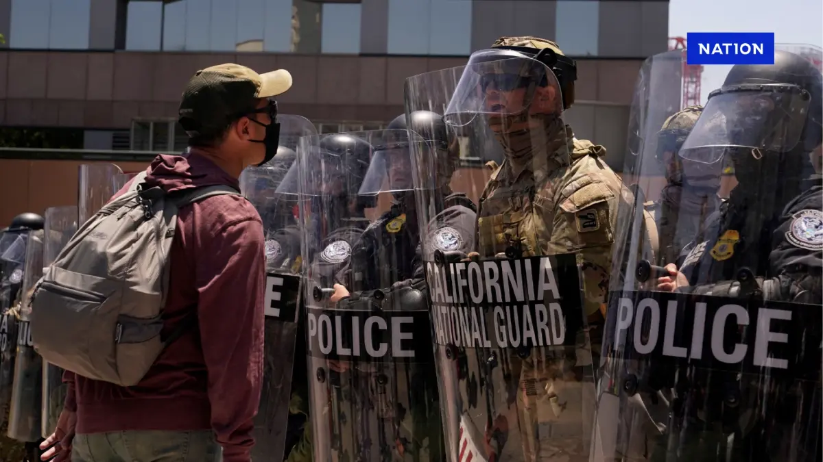LAPD เตรียมกวาดล้างผู้ประท้วงใหญ่ใน LA หลังประกาศเคอร์ฟิว