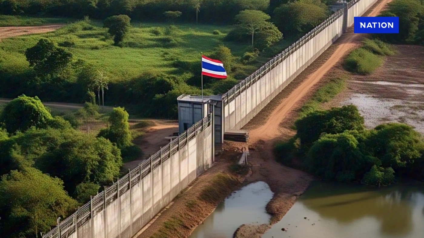 กำแพงกั้น “แนวชายแดนไทยกัมพูชา” มากี่โมง หลังนายกสั่งมา 3 เดือน กำแพงกั้น “แนวชายแดนไทยกัมพูชา” มากี่โมง หลังนายกสั่งมา 3 เดือน