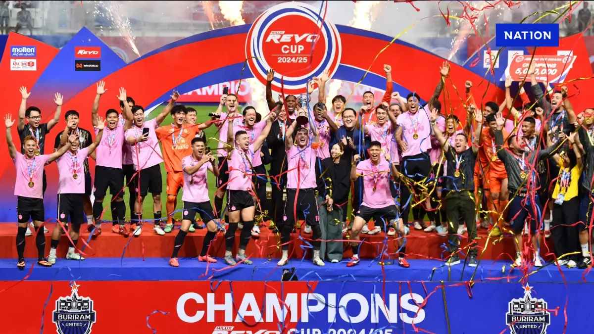 "บุรีรัมย์" ซิวแชมป์ 4 ถ้วยปิดฤดูกาล ลั่นปีหน้าขอแกร่งกว่าเดิม