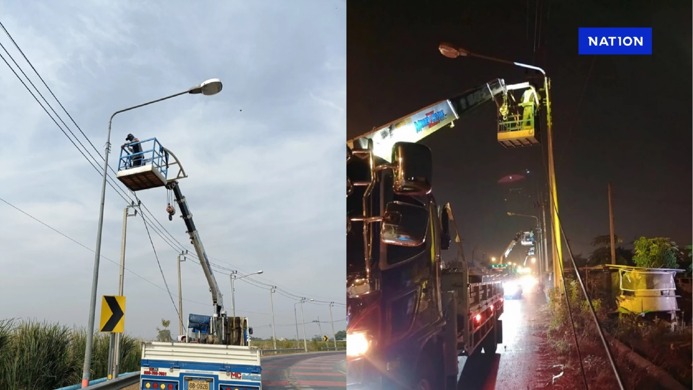 เปิดสาเหตุไฟส่องสว่าง กทม.ดับ พบร้อยละ 35 ถูกขโมยสายไฟ เปิดสาเหตุไฟส่องสว่าง กทม.ดับ พบร้อยละ 35 ถูกขโมยสายไฟ