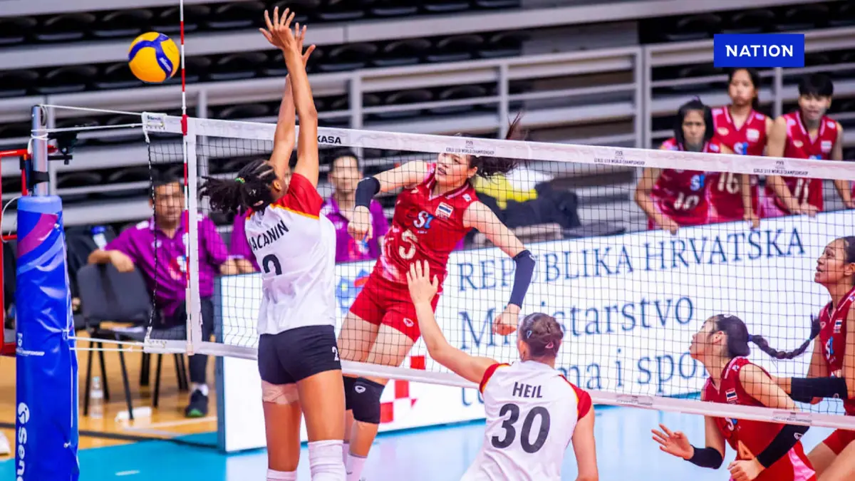 สุดต้าน! สาวไทย U19 พ่ายเยอรมนี 1-3 เซ็ต ศึกชิงแชมป์โลก โอกาสเข้ารอบริบหรี่
