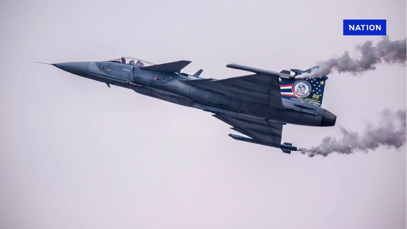 ครั้งแรกในประวัติศาสตร์ ! “กริพเพน” ขึ้นทำการรบ-ใช้อาวุธจริง